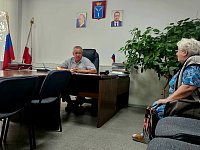 В ходе официального приёма