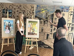 Успешная защита на отделении изобразительного искусства!