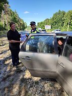 Сотрудники Госавтоинспекции провели профилактическое мероприятие «Водитель, пристегни юного пассажира»