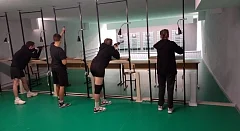 Приняла участие в областном военно-спортивном многоборье среди юнармейских отрядов 