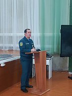 «От теории к делу»: профориентационная встреча с заместителем начальника пожарно‑спасательной части