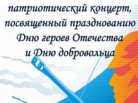 Приглашаем на патриотическое мероприятие, посвященное Дню Героев Отечества и Международному Дню добровольца 