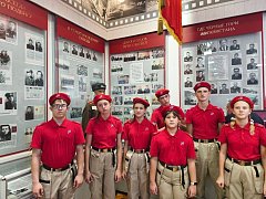 Юнармейцы "Дружины" Школы №2 рабочего посёлка Новые Бурасы побывали в Саратовском Военном Краснознаменном Институте Войск Национальной Гвардии РФ