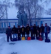 На территории Новобурасского района продолжается "Снежный десант"