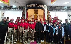 Юнармейцы "Дружины" Школы №2 рабочего посёлка Новые Бурасы побывали в Саратовском Военном Краснознаменном Институте Войск Национальной Гвардии РФ