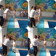 Первые соревнования по плаванию