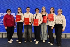 Делегация Новобурасского района приняла участие в Конференции регионального отделения Общероссийского общественно- государственного движения детей и молодежи "Движение Первых" Саратовской области