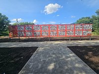 Стена Памяти Новобурасского района теперь в Аллее Героев