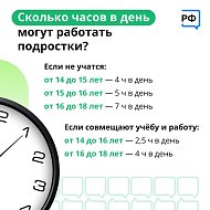 Сколько часов в день могут работать школьники?