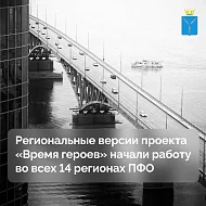 Во всех регионах Приволжья заработали аналоги федерального проекта «Время героев»