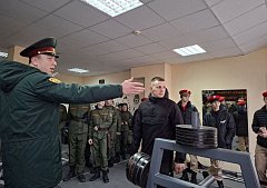 Встреча учащихся Новобурасского района с Героем России