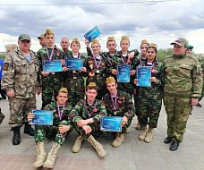 В Новобурасском районе завершился муниципальный этап военно-патриотической игры «Зарница 2:0» среди команд старшей возрастной группы