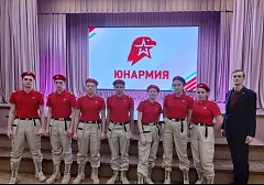 Приняла участие в областном военно-спортивном многоборье среди юнармейских отрядов 