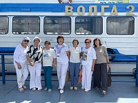 Пенсионеры Новобурасского района совершили увлекательную прогулку на теплоходе по Волге