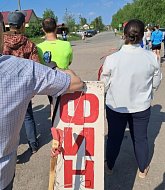 В Новобурасском районе прошел ежегодный марафонский забег, приуроченный к 81-й годовщине Победы в Великой Отечественной войне