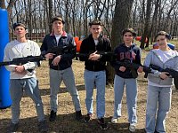 Новобурасские школьники приняли участие в областных соревнованиях по стрельбе из пневматической винтовки «Снайпер»