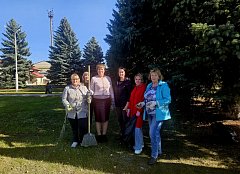 В Новобурасском районе продолжается месячник по благоустройству