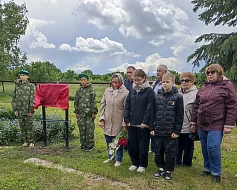 Митинг, посвящённый открытию мемориальной доски погибшему в ходе СВО