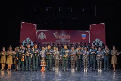 Академический ансамбль песни и пляски Росгвардии с триумфом выступил в Саратове