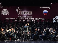 Академический ансамбль песни и пляски Росгвардии с триумфом выступил в Саратове