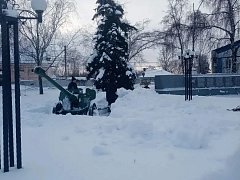 На территории Новобурасского района продолжается "Снежный десант"