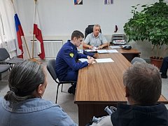 В Новобурасском районе состоялся очередной приём участников специальной военной операции и членов их семей