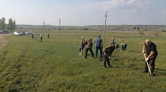 Новобурасский район принял участие во Всероссийском субботнике