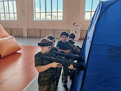 Новобурасские школьники приняли участие в региональном этапе военно-патриотической игры «Зарница 2.0» среди младших возрастных категорий