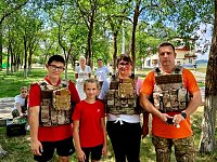 Команда Новобурасского района вошла в число победителей в региональном этапе военно-спортивной игры «Семейная зарница»