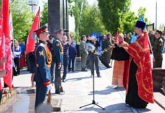 6 мая в Саратове в Парке Победы на Соколовой горе прошла очередная церемония занесения на мемориал имен погибших участников специальной военной операции
