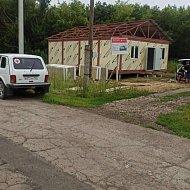 В посёлке Вихляйка активно ведется строительство фельдшерско-акушерского пункта 