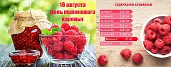 16 августа – День малинового варенья