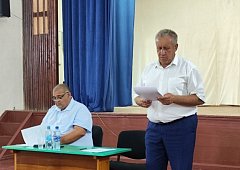 В Тепловском сельском поселении Новобурасского муниципального района состоялась встреча главы Новобурасского района Алексея Воробьёва с жителями поселения