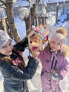 Школьники Новобурасского района приняли участие в акции: "Покорми птиц зимой"