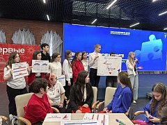 Делегация Новобурасского района приняла участие в Конференции регионального отделения Общероссийского общественно- государственного движения детей и молодежи "Движение Первых" Саратовской области