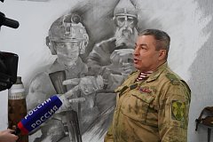 Открытие комнаты истории доблести и Славы, посвященной подразделениям Управления Росгвардии по Саратовской области и воинским частям