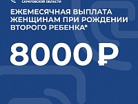 Молодые мамы региона получают губернаторскую ежемесячную выплату