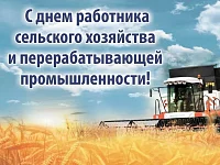 Поздравление с днем работников сельского хозяйства от главы Новобурасского района  А. Ф. Воробьева